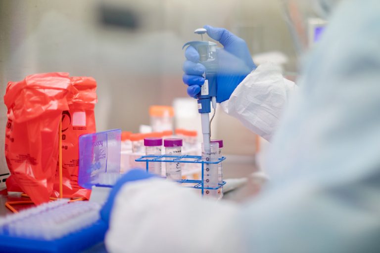 Image of medical test equipment